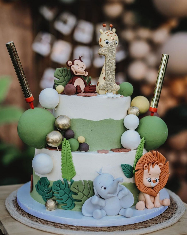 Okis cakes zivotinje-torta na sprat